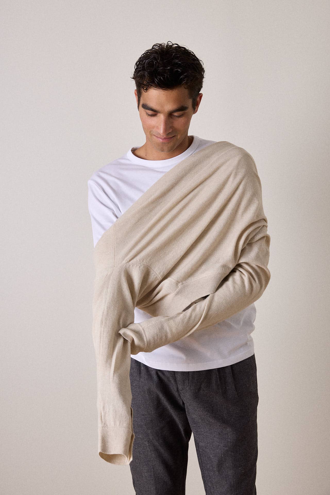 JAQK - Wholesale Knit Sweater - Men's - One Milk merino wool sweater5