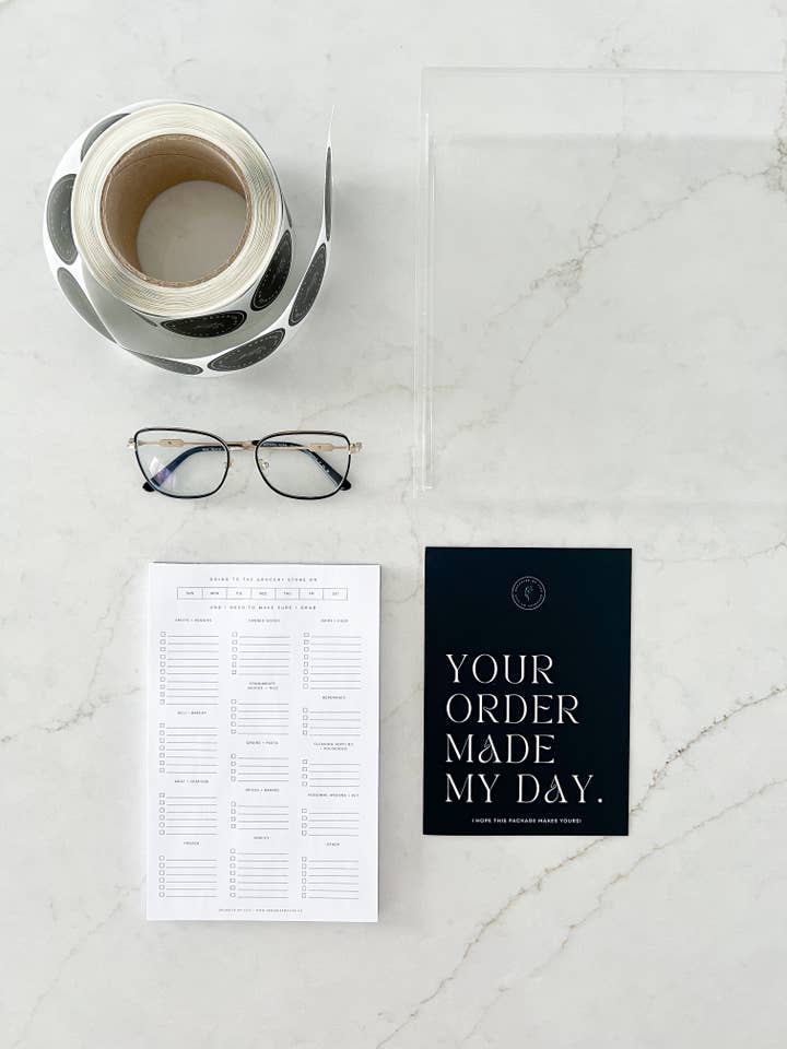 Organize My Grocery List Notepad for wholesale by Organize My Life