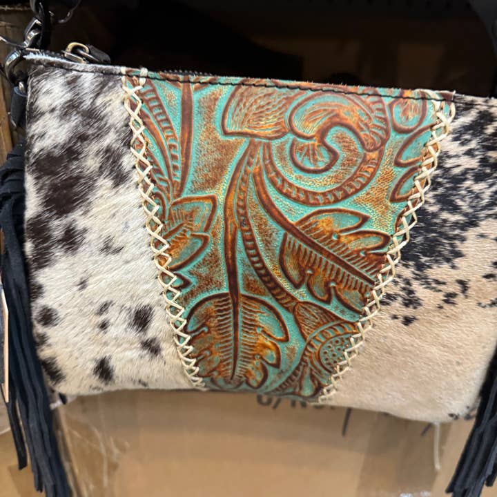Broads Market - Wholesale Crossbody bag – Women's - Tooled Floral Fringe Crossbody Purse4