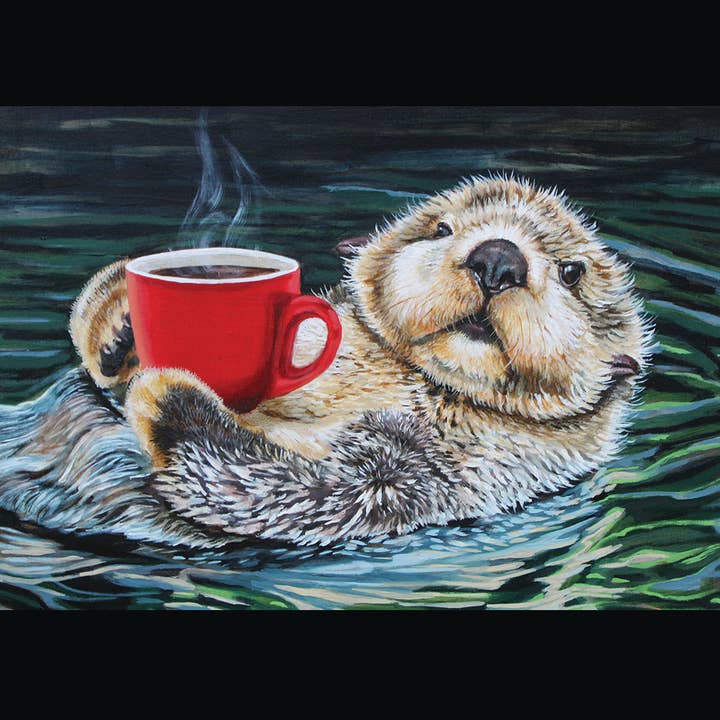 Refrigerator Gallery - Otter Espresso for wholesale by Coffeehouse Animals