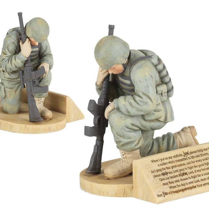 Figurine Soldats entendent notre prière pour la vente par Cottage Garden
