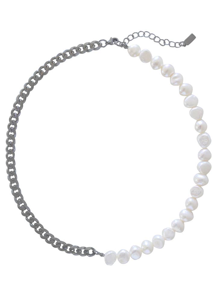 Perla Half Chain (Steel) for wholesale by DE CÉA