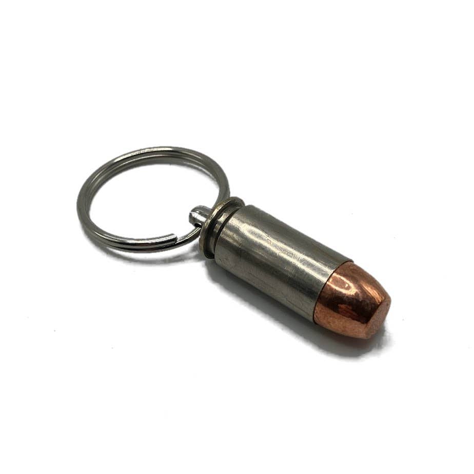 Vermont Cut Coins & 2nd Shot Round - Wholesale Keychain - Unisex - Bullet Keychains Style2- Many Calibers - .223 .45 9mm 50 BMG4