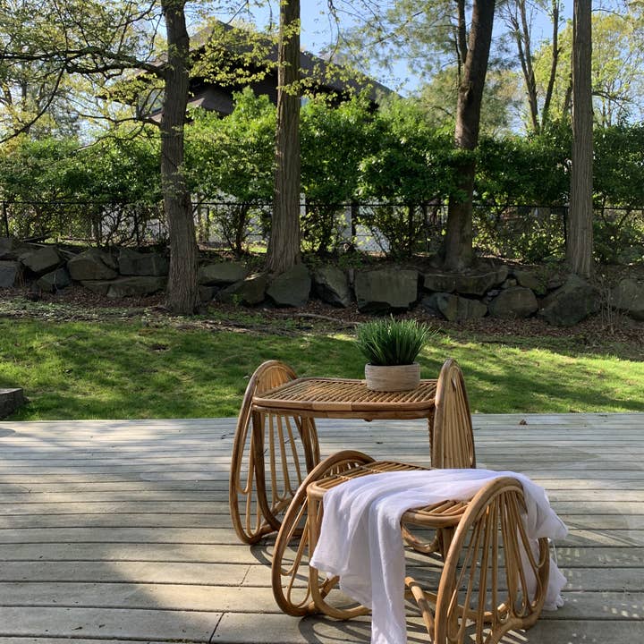 Amara - Wholesale Stool - Handmade Rattan Stool and Plant Stand1