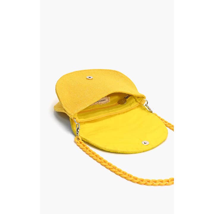 America & Beyond - Wholesale Shoulder bag – women's - Couture Crescent Lemon Shoulder Bag4