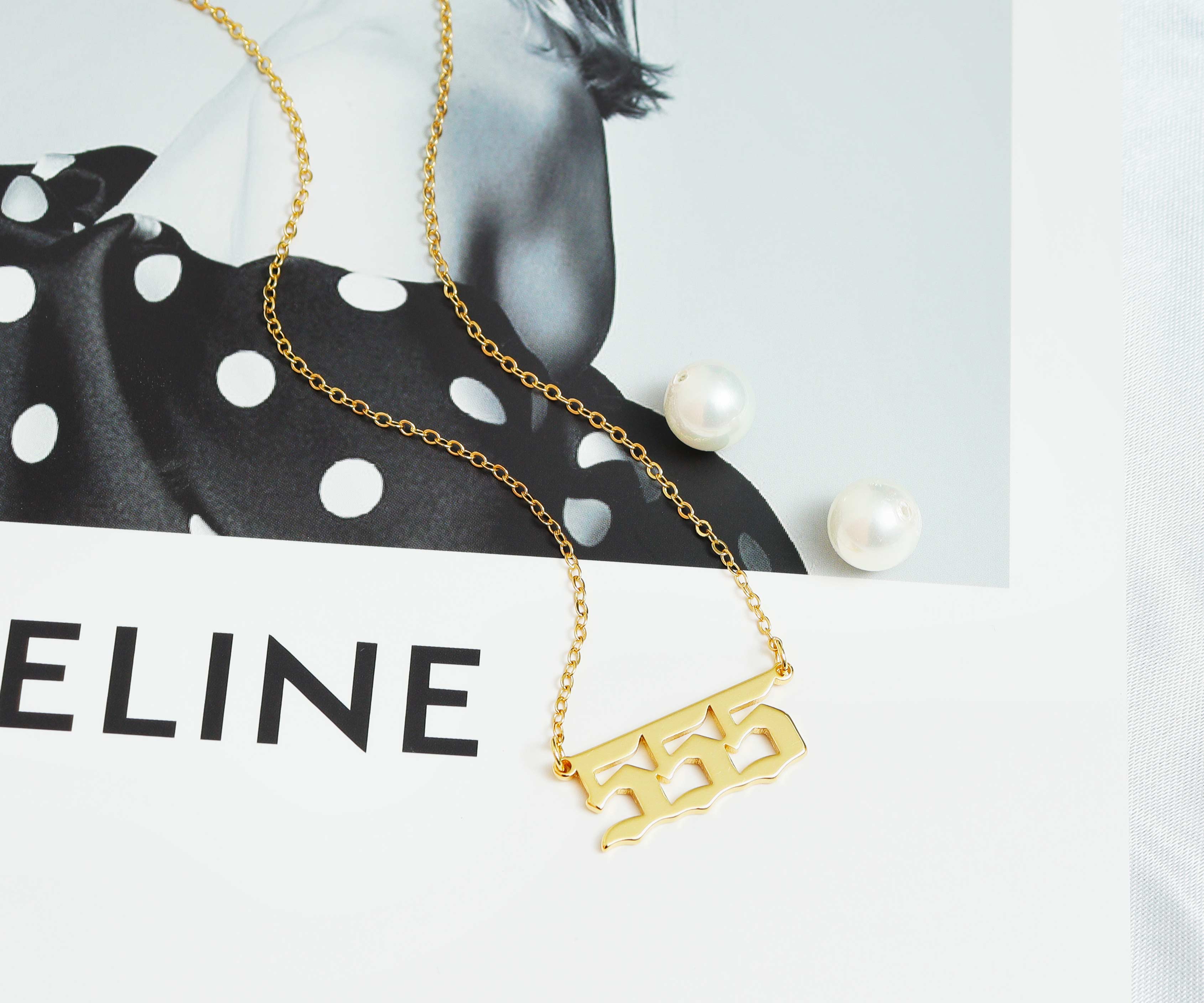 BestBeads&Beyond - Wholesale Pendant/Charm Necklace - Angel Number Necklace, Sku#Y6811