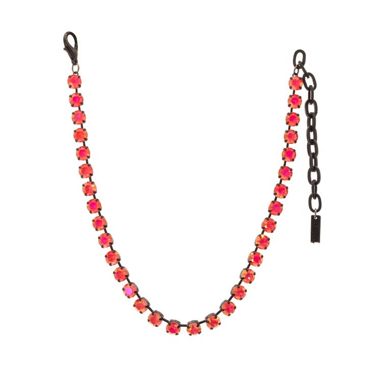 Oakland Necklace in Smutt / Electric Pink Ignite Brandy for wholesale by TOVA