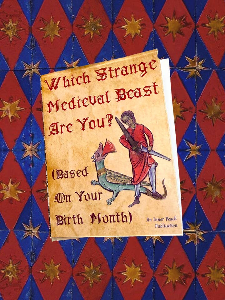 Strange Medieval Beast Zine for wholesale by Inner Peach Design