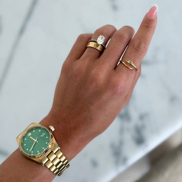 CHANSUTTPEARLS - Wholesale Band/Stacked Ring - DOLLY RING2