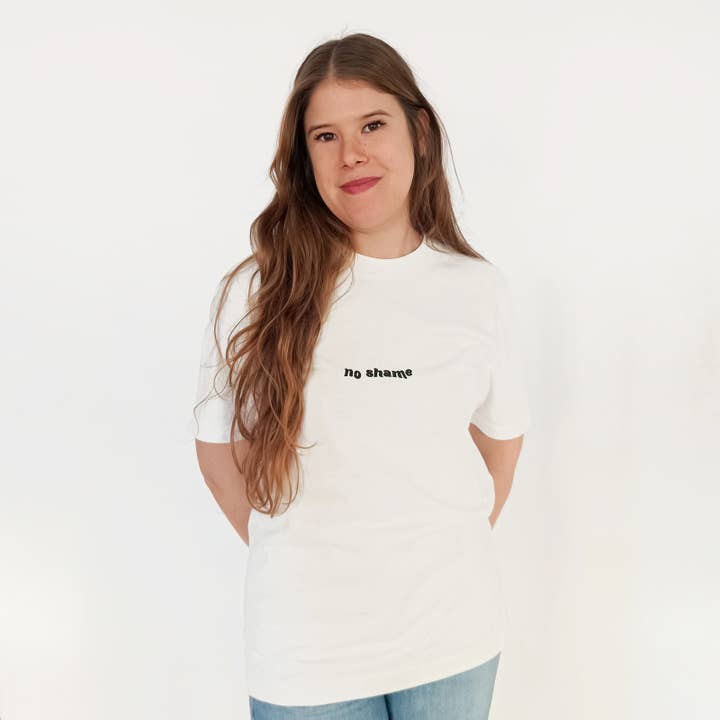 felgsara - Wholesale Screen Printed T-Shirt - Unisex - T-shirt "No Shame"4