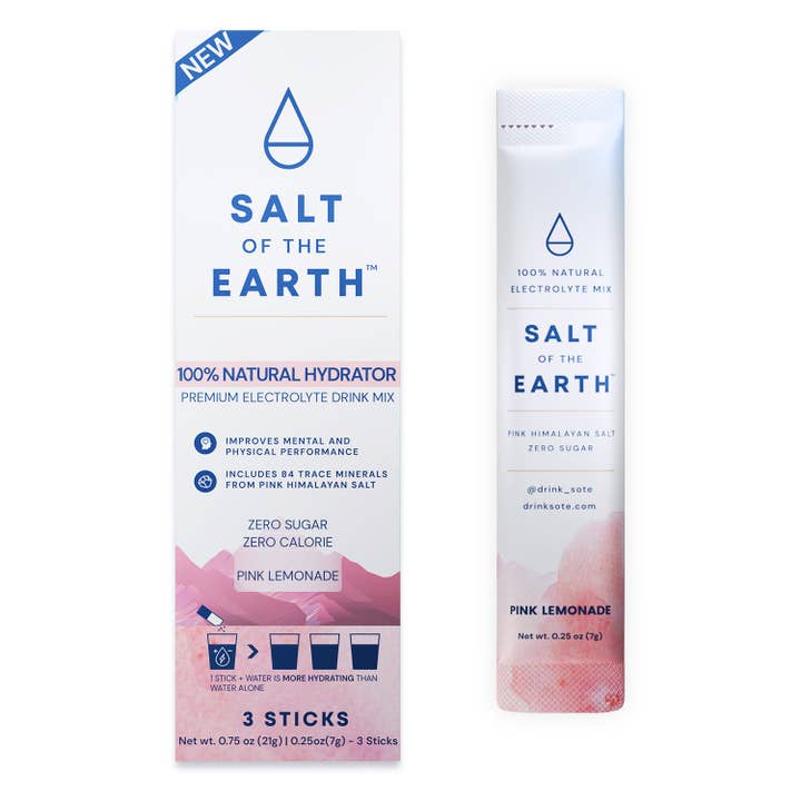 Salt of the Earth - Wholesale Sports/Energy Drink - Salt of the Earth | Natural Electrolytes | Pink Lemonade