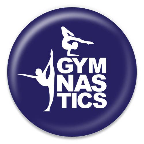 ChattySnaps - Wholesale Lapel Pin/Button - Gymnastics with Athletes0