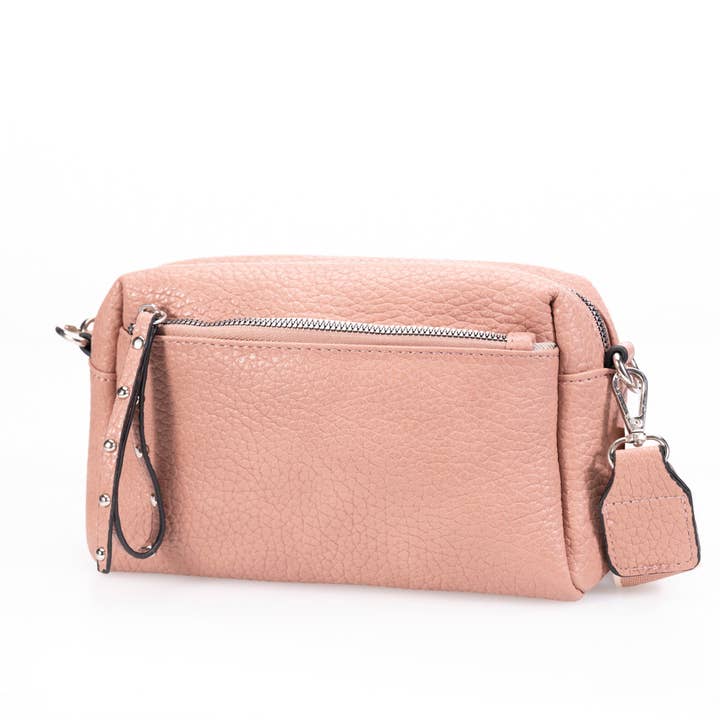 Pine Apparel - Wholesale Crossbody Bag - Women's - The Cara Pebble Vegan Leather Mini Bag3