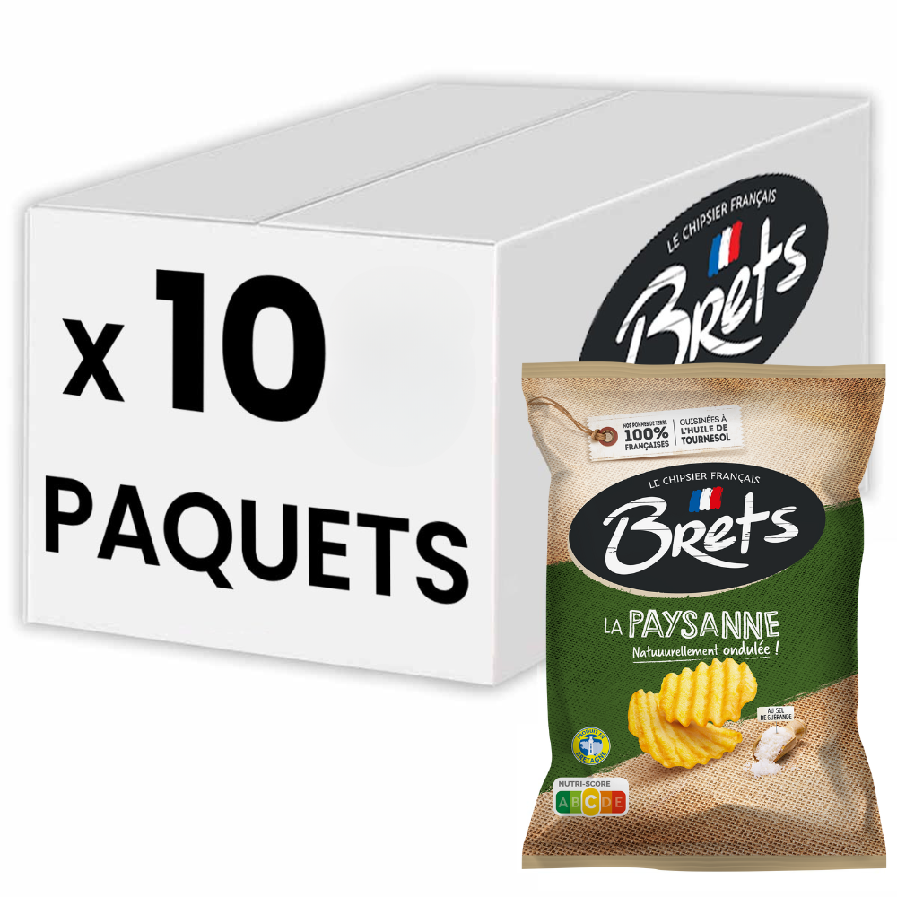 123bonbon - Vendita all'ingrosso Patatine - Bret's patatine snack in stile rustico francese1