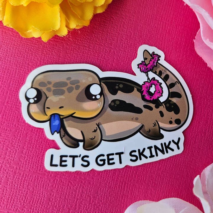 Autocollant Let's Get Skinky pour la vente par Meg's Mashables