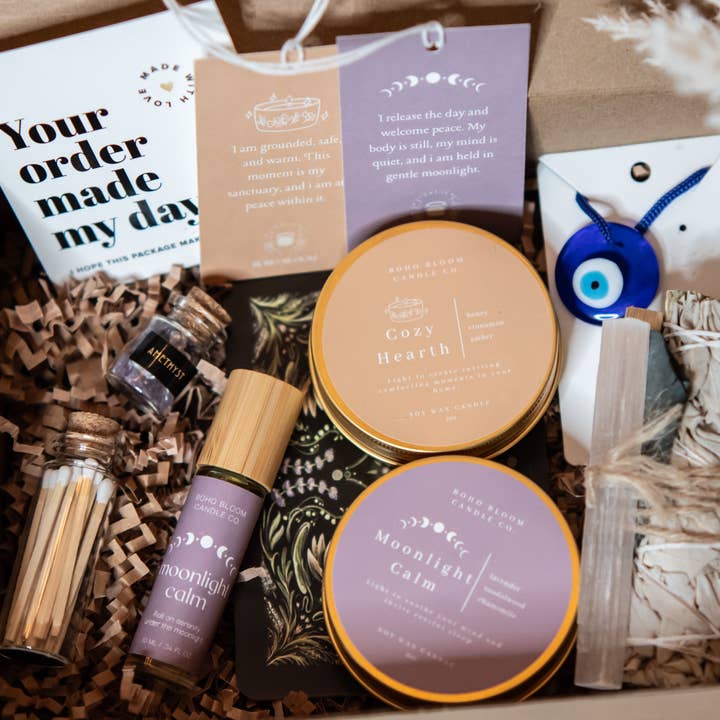Erstellen Sie Ihr eigenes Ritual-Set – Personalisierte spirituelle Sammlung für den Großhandel von Boho Bloom Candle Co.