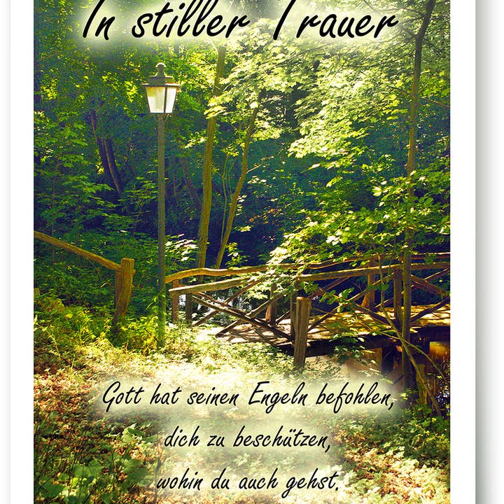 Anteilnahme / Trauer / Trost / Grußkarte / 819103 für den Großhandel von Yabué