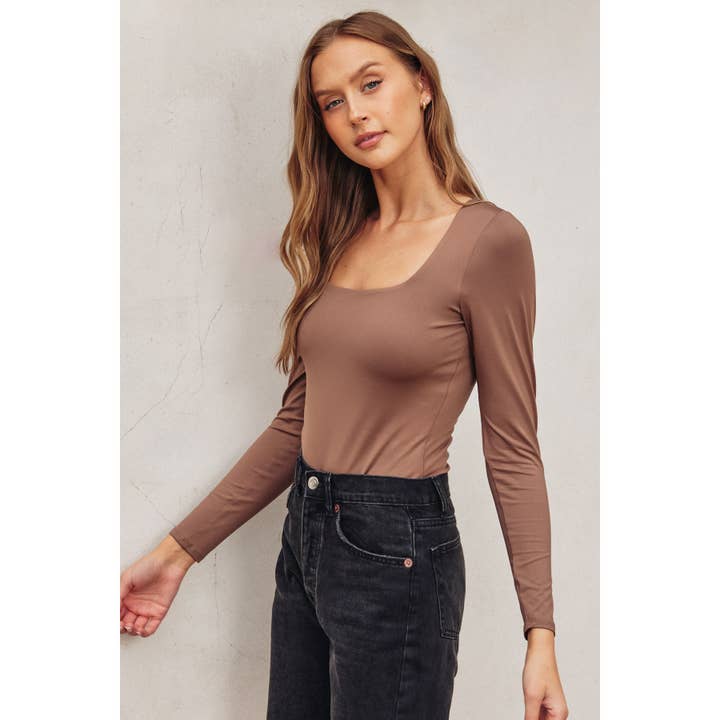 Dress Forum - Wholesale Bodysuit - Women's - Soft Square Neck Bodysuit20