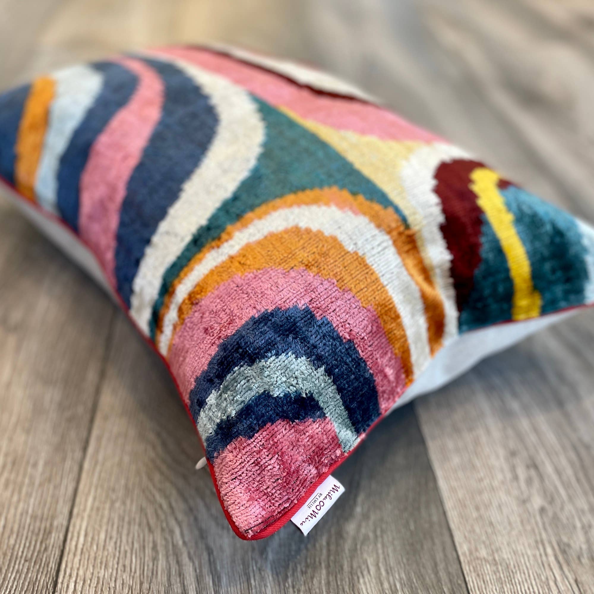 Mila∞Miro by Emelie - Wholesale Throw Pillow Cover - Velvet Ikat Cushion Picasso | Velvet Ikat Pillow Cover11