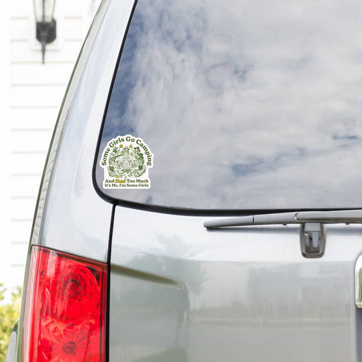 Juju and Moxie - Wholesale Sticker - Camp Outdoor Nature Beer Girl High Quality Vinyl Sticker3