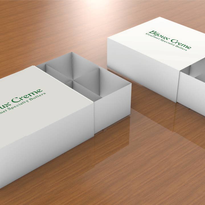 Bijoux Crème Branded Gift Boxes (holds six jars) for wholesale by Bijoux Crème