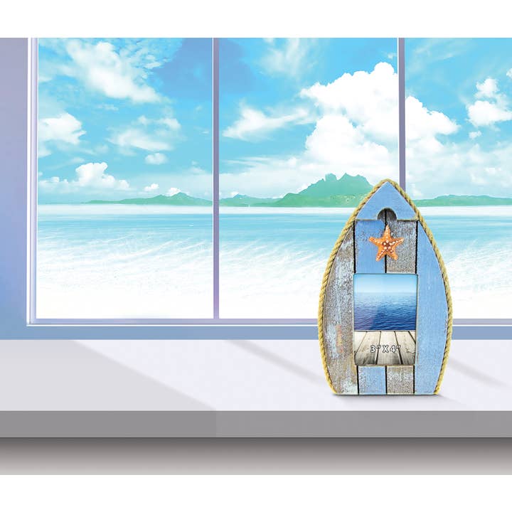 Cota Global – wholesale Picture frame – Nautical Décor - Pacific Boat Frame 3'X4'