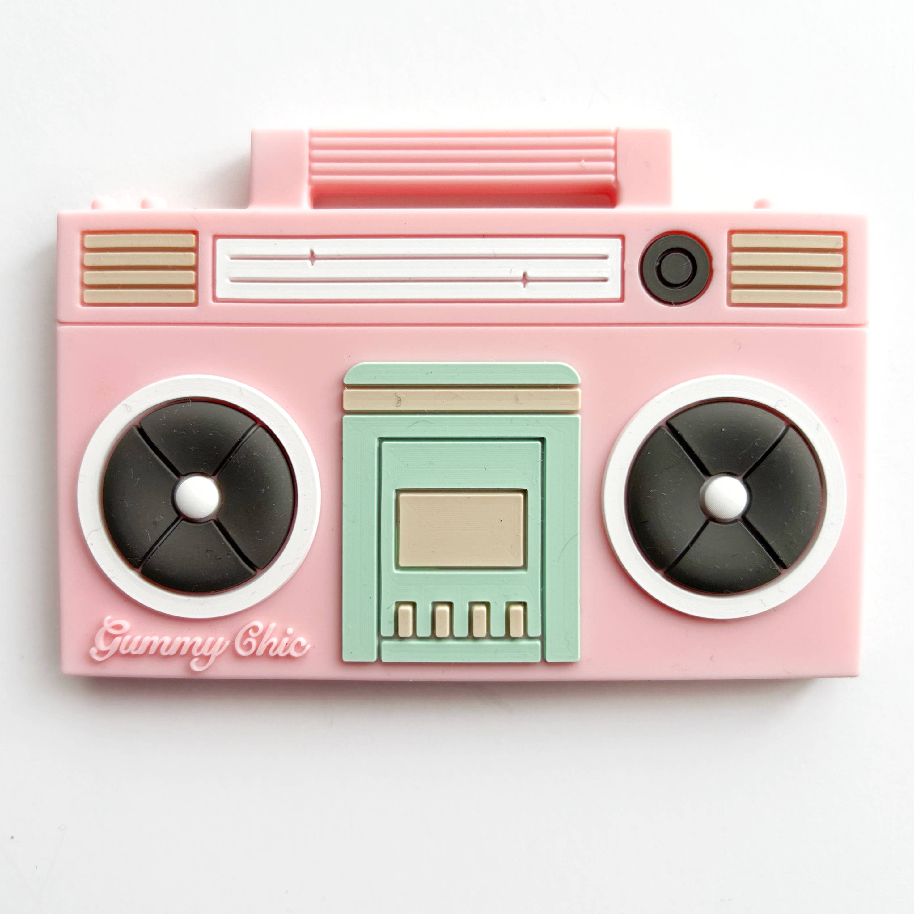 Gummy Chic - Wholesale Teether (Not Clip-On) - Baby - Boom Box Radio Silicone Teething Toy- Baby Gift16