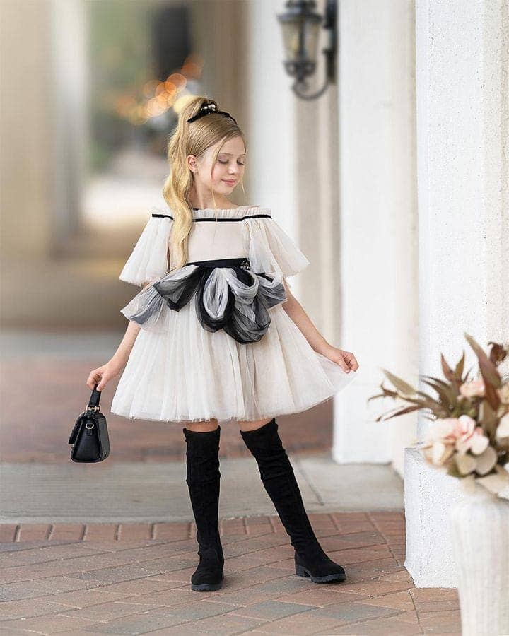 Petite Maison Kids - Wholesale Jurk - Kinderen - Grace Tule Jurk15