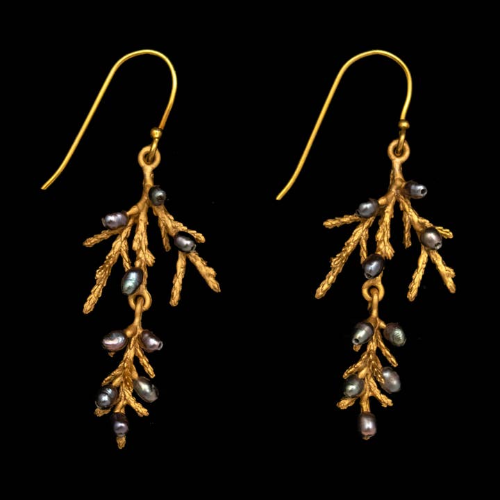 Juniper Dainty Wire Drop Earrings for wholesale by Michael Michaud