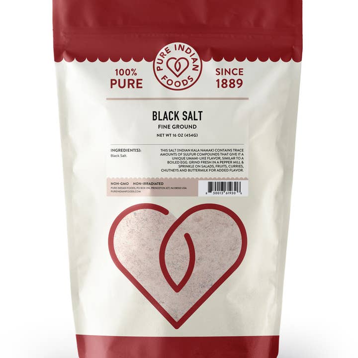 Pure Indian Foods - Wholesale Salt - Black Salt (Indian Kala Namak), Fine Ground