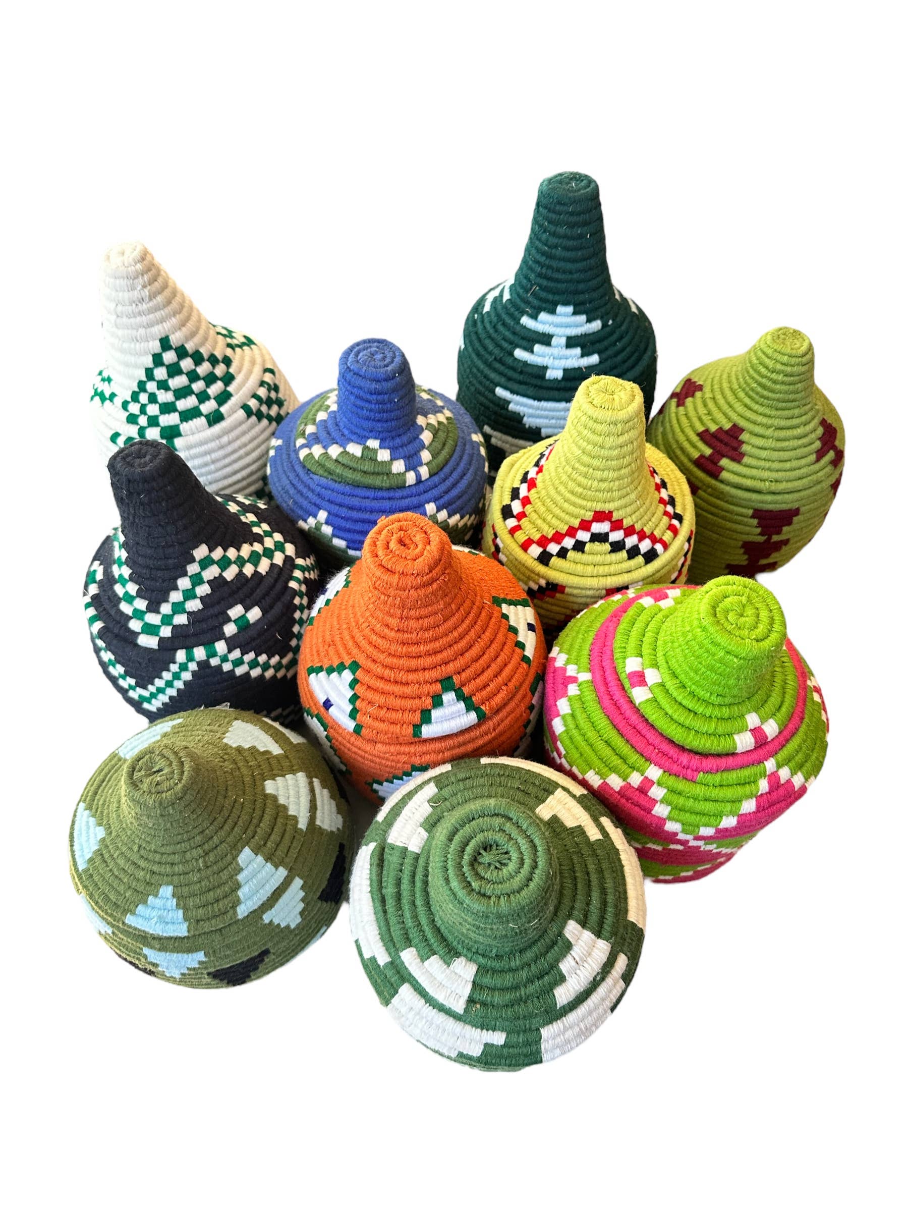 SOUK in the CITY - Wholesale Basket - Set of 5 Berber Baskets (fixed color mixes)19