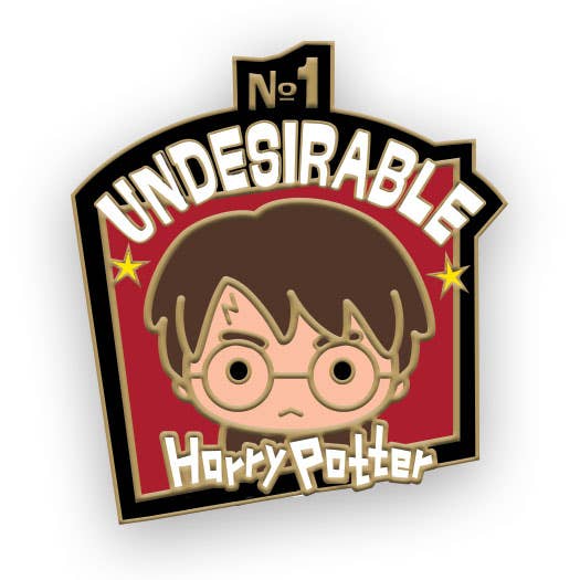 Paper House Productions - Wholesale Lapel Pin/Button - Harry Potter Chibi - Undesirable Enamel Pin1