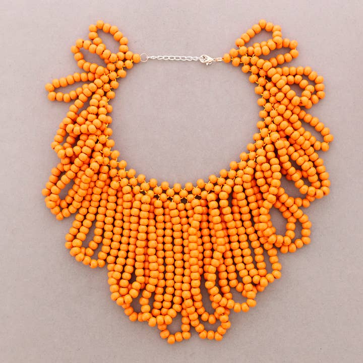 Sonata - Wholesale Beaded/Pearl Necklace - Wooden Bead Necklace5