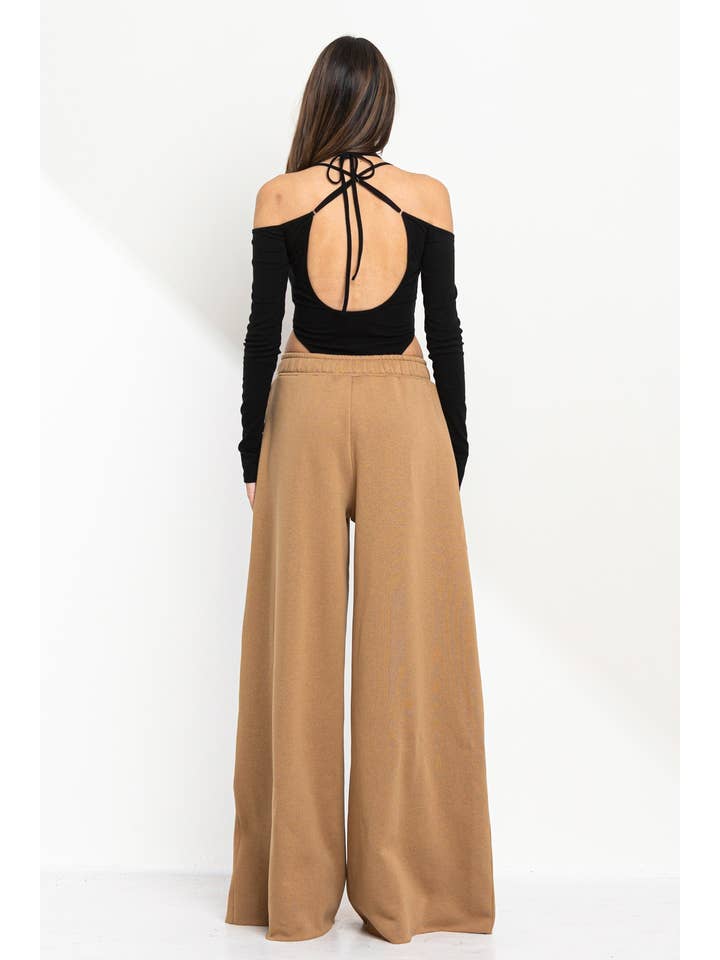 No Vacancy - Vendita all'ingrosso Pantaloni sportivi/da jogging loungewear - Donna - Pantaloni sportivi casual in pile a gambe larghe2