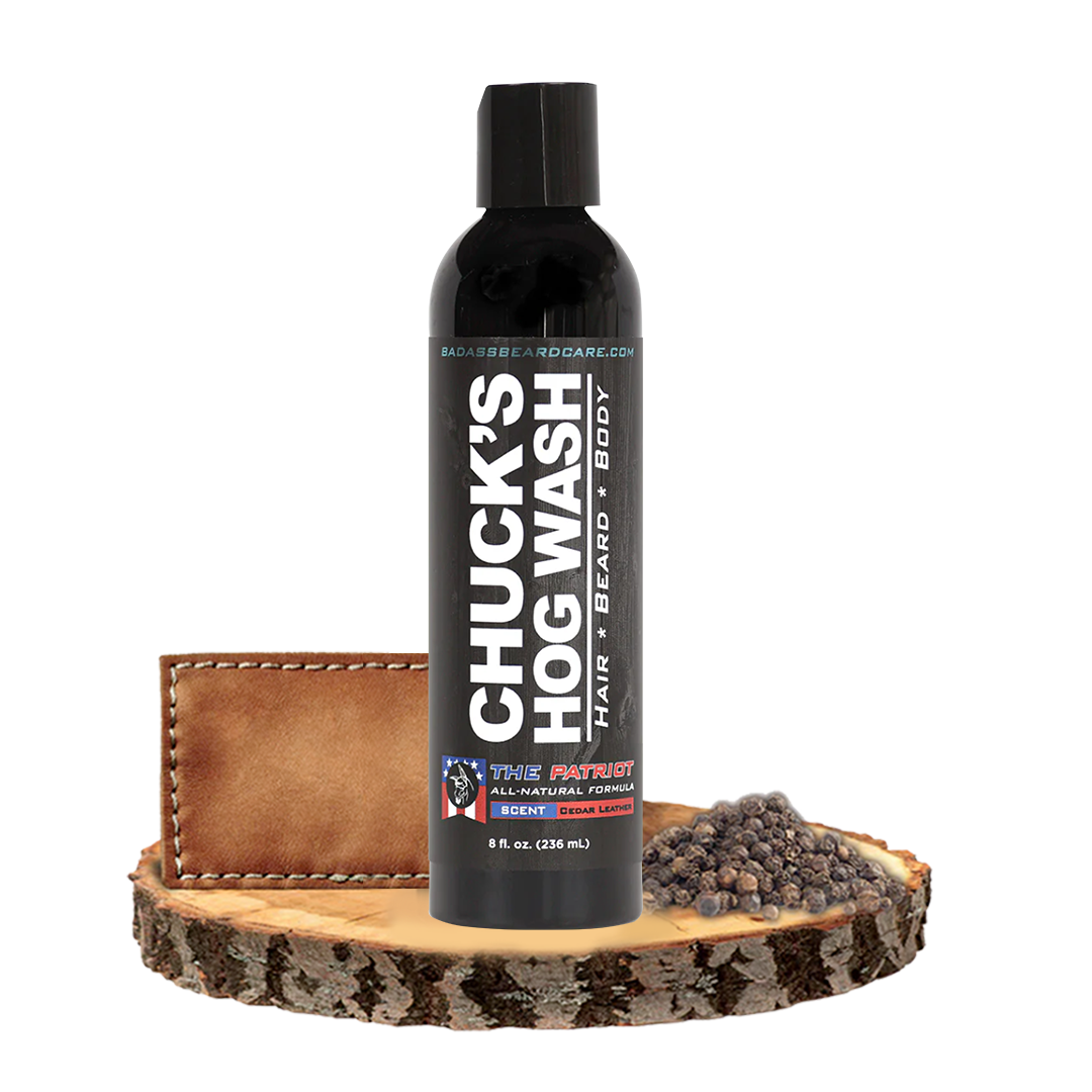 Badass Beard Care - Wholesale 2-in-1 Shampoo & Body Wash - Men's - Chuck's Hog Wash (Beard, Hair, & Body)5