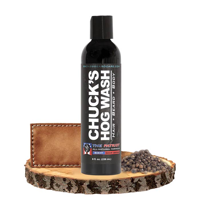 Badass Beard Care - Wholesale 2-in-1 Shampoo & Body Wash - Men's - Chuck's Hog Wash (Beard, Hair, & Body)5