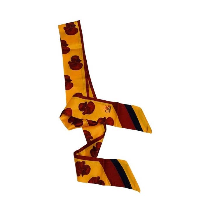 Dünner zweilagiger Schal - Vintage Duck Yellow für den Großhandel von ArtSHINE