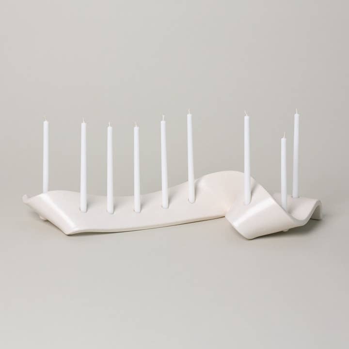 Virginia Sin - Wholesale Menorah - Swey Menorah, Cream1