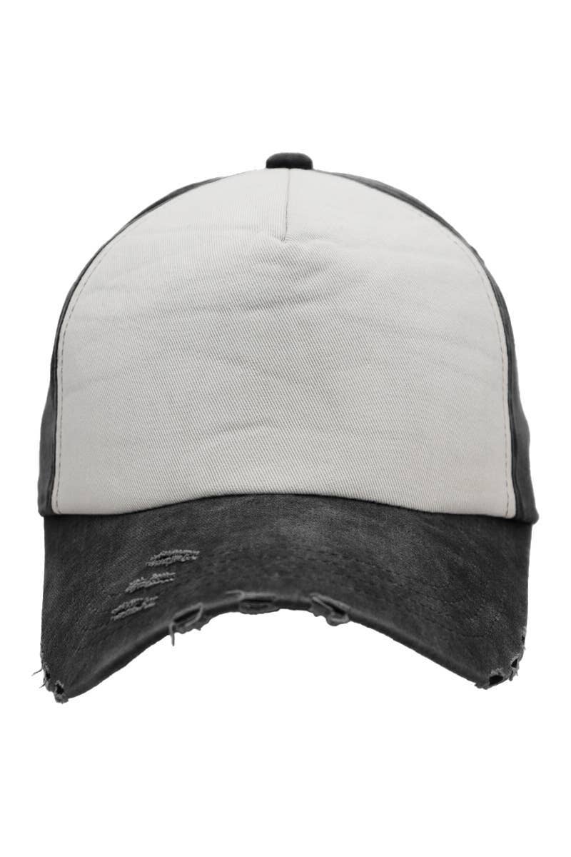 Cap Zone - Wholesale Baseball Cap - Unisex - Distressed Dirty Wash Five Panel Baseball Cap6