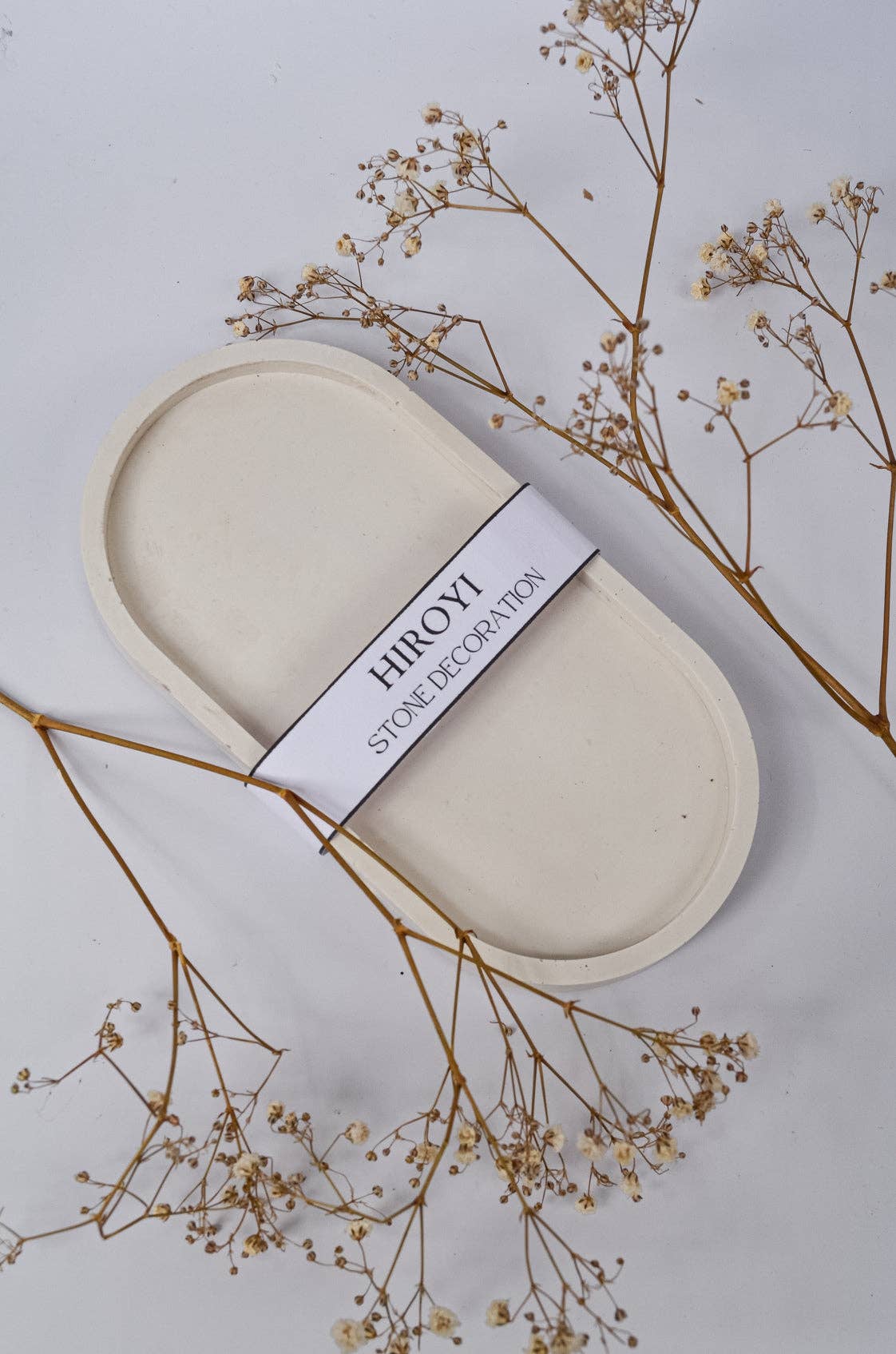 Hiroyi Decor - Wholesale Decorative Tray - Neutral Stone Tray1