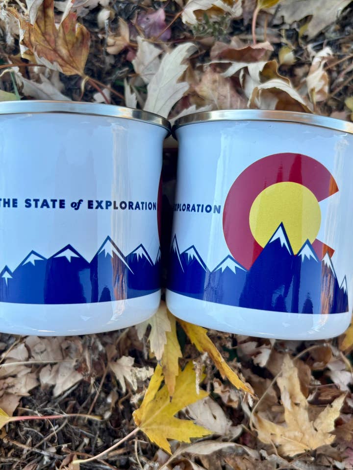 Colorado Campingtasse 12oz für den Großhandel von Colorado Threads