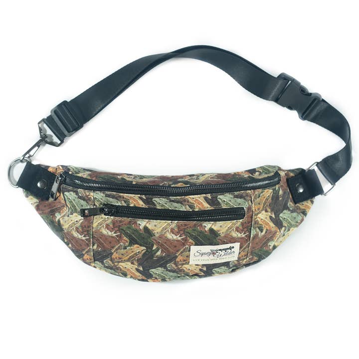 Camoufrogs Fanny Pack and other Purchase Wholesale leopard bum bag. Free Returns & Net 60 Terms on Faire trending on Faire.