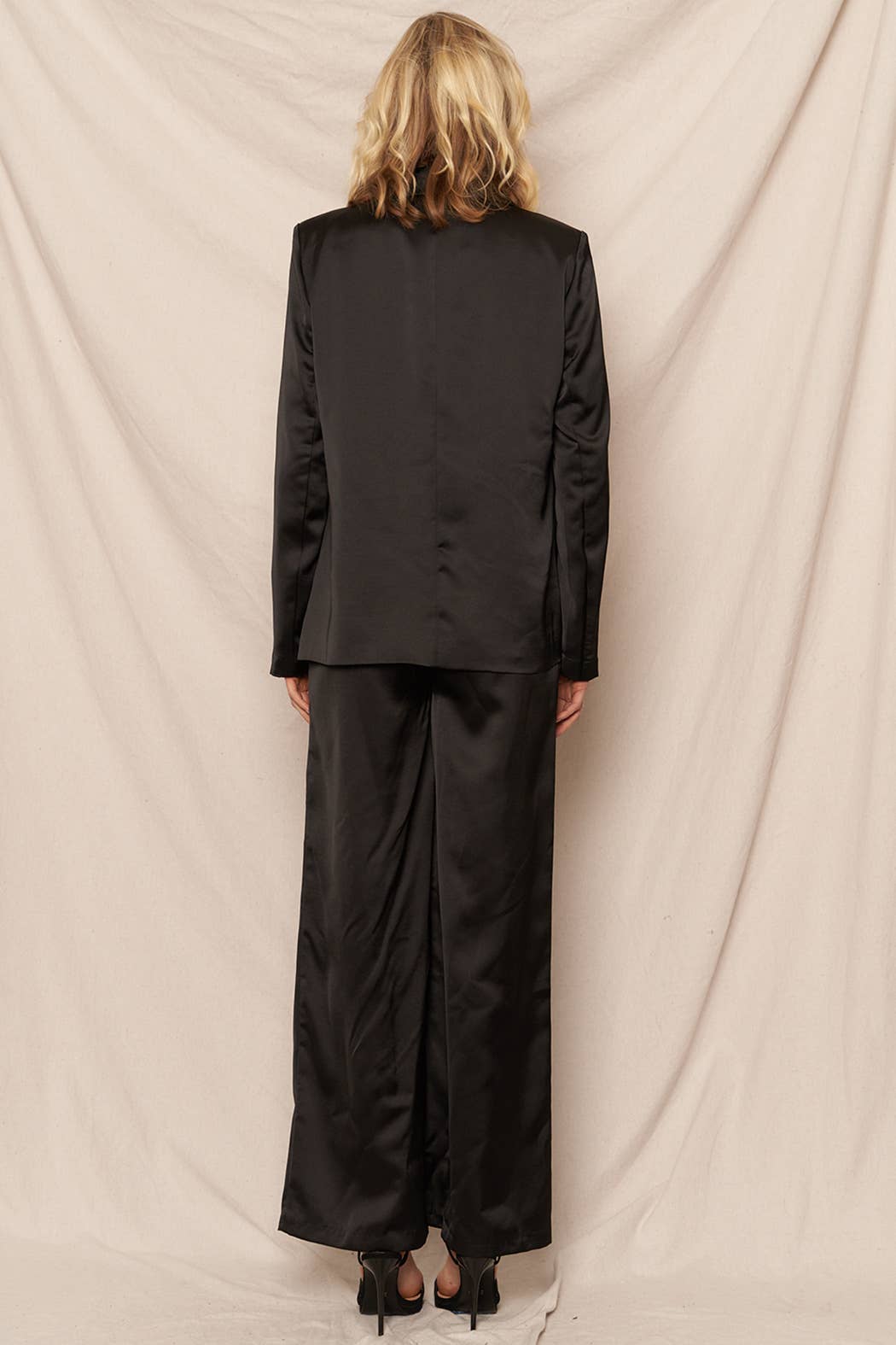 En Crème - Wholesale Pants - Women's - Satin Wide Leg Pants 15