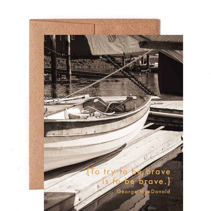 Brave Greeting Card for wholesale by The Pen + Piper