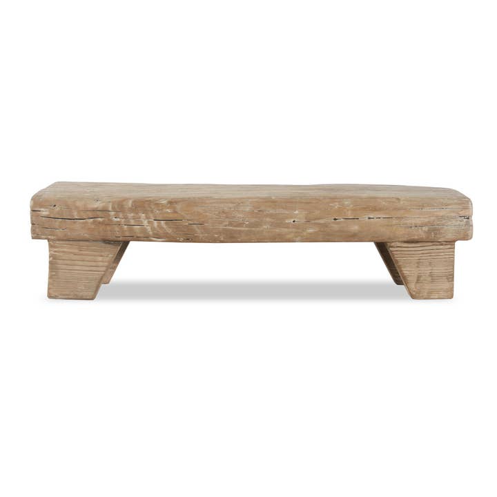 Vintage Wood Riser - Solid Reclaimed Wood for wholesale by Lily's Living Inc.