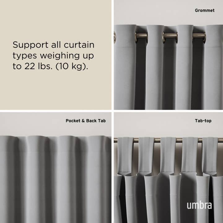 Umbra - Wholesale Curtain Rod - Loop 1" Curtain Rod25