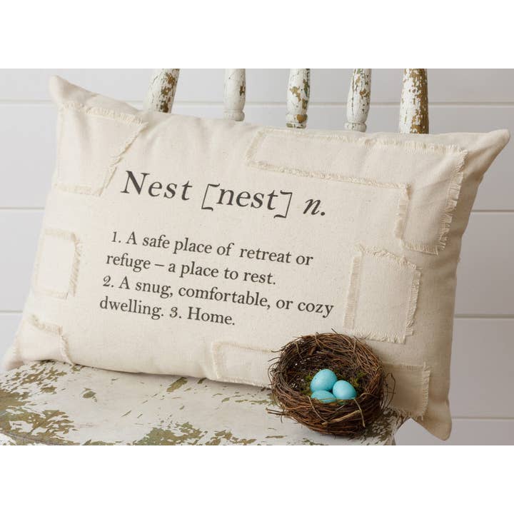 Audrey's Home & Gift - Wholesale Throw/Decorative Pillow - Pillow - Cozy Nest (PC)