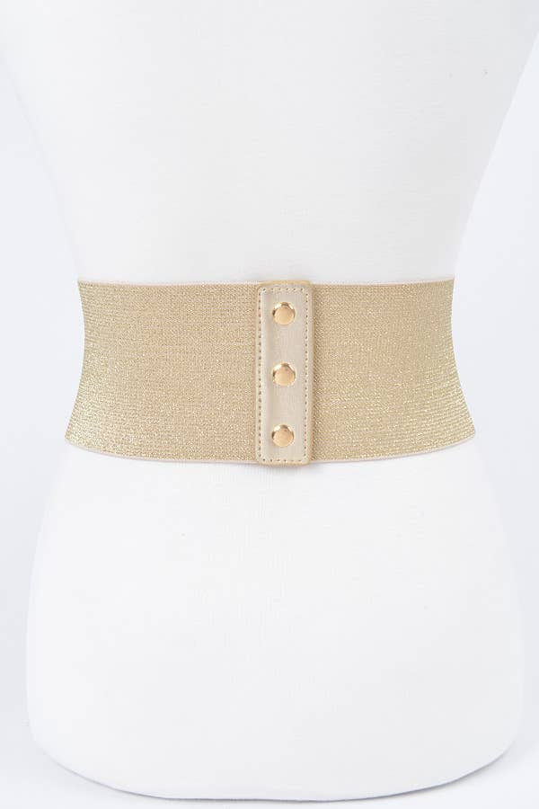 3AM BY H&D ACCESSORIES - Vente Ceinture – femme - Ceinture élastique large en similicuir7
