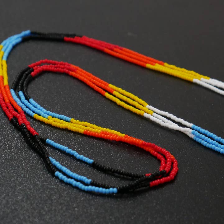 KANGURAH – wholesale Jewellery set – Native American Style Beaded Morning Star medallions5