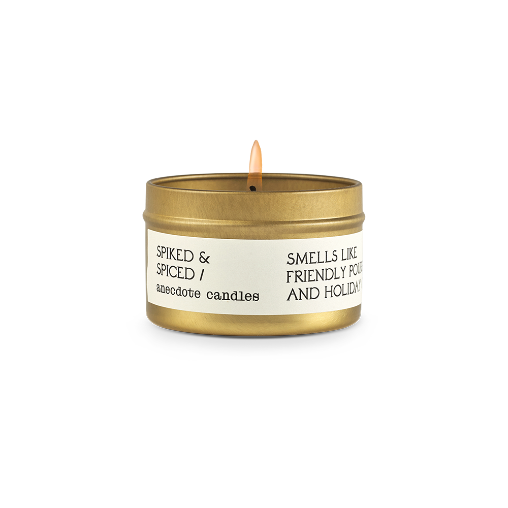Anecdote Candles - Wholesale Travel Candles - Spiked & Spiced (Red Wine & Cinnamon) Travel Tin Candle1